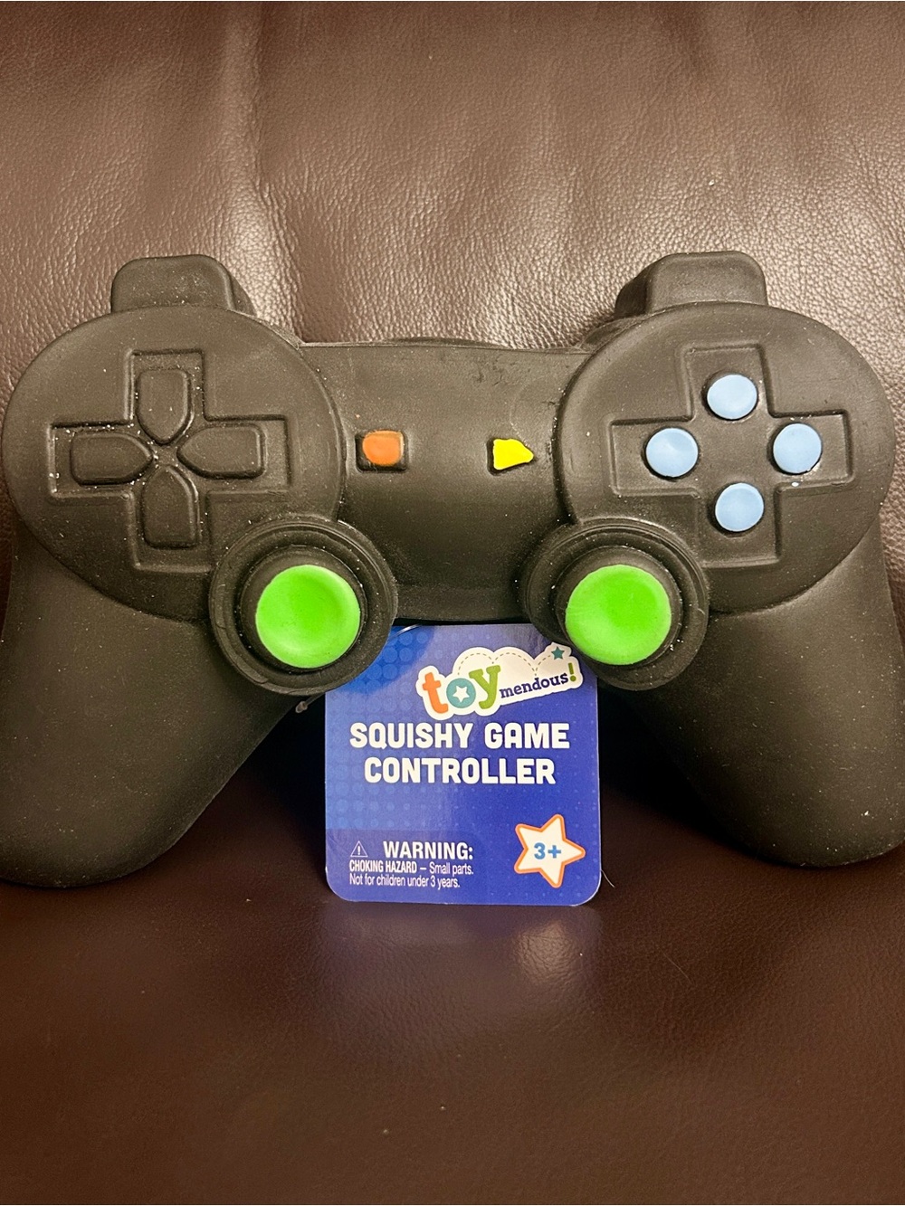 Jumbo Black Squishy Controller Fidget Toy NEW